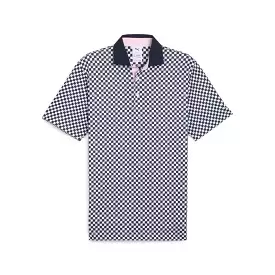 Puma Men's Arnold Palmer AP MATTR Checkered Golf Polo