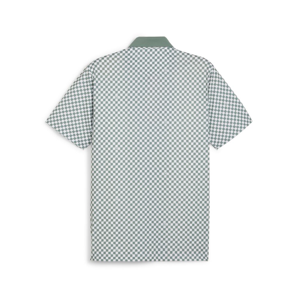 Puma Men's Arnold Palmer AP MATTR Checkered Golf Polo