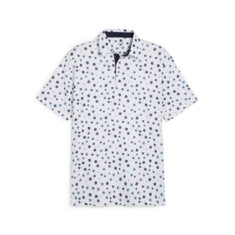 Puma Men's CLOUDSPUN Floral Golf Polo