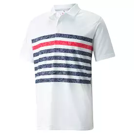 Puma Men's Volition Paisley Stripe Golf Polo 2022 (On-Sale)