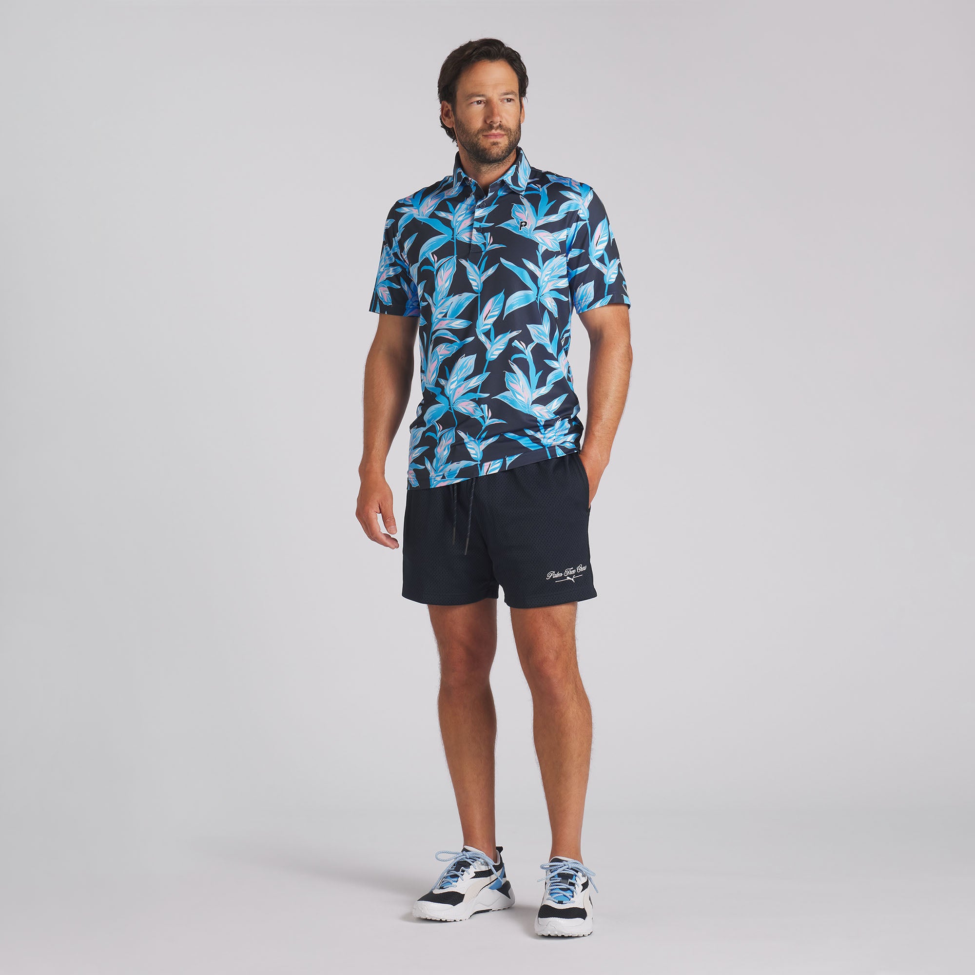 Puma x PTC Floral Golf Polo