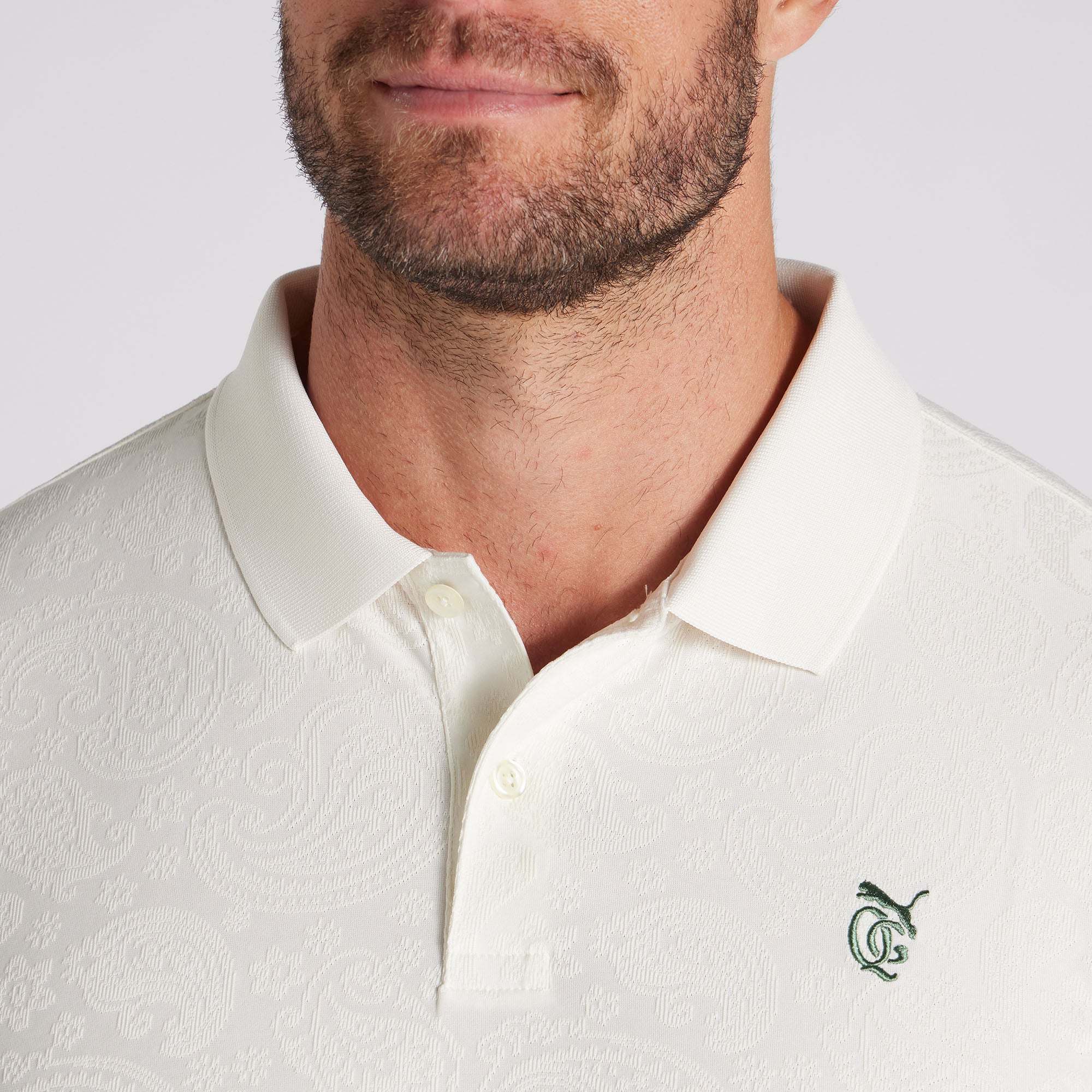 Puma x Quiet Golf Jacquard Paisley Golf Polo