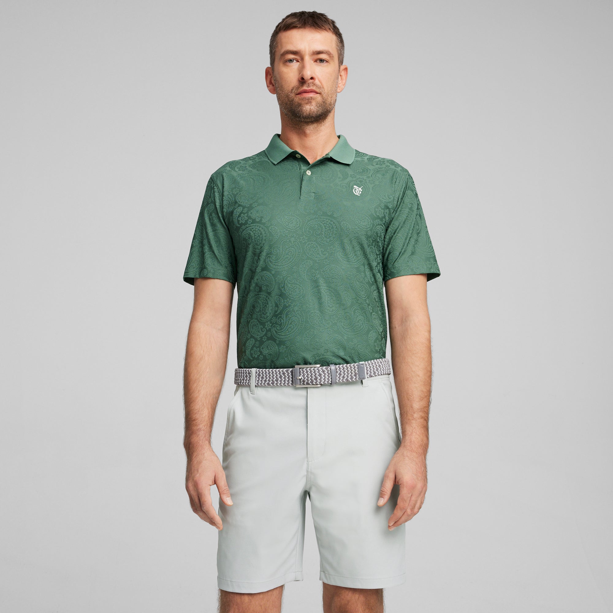 Puma x Quiet Golf Jacquard Paisley Golf Polo