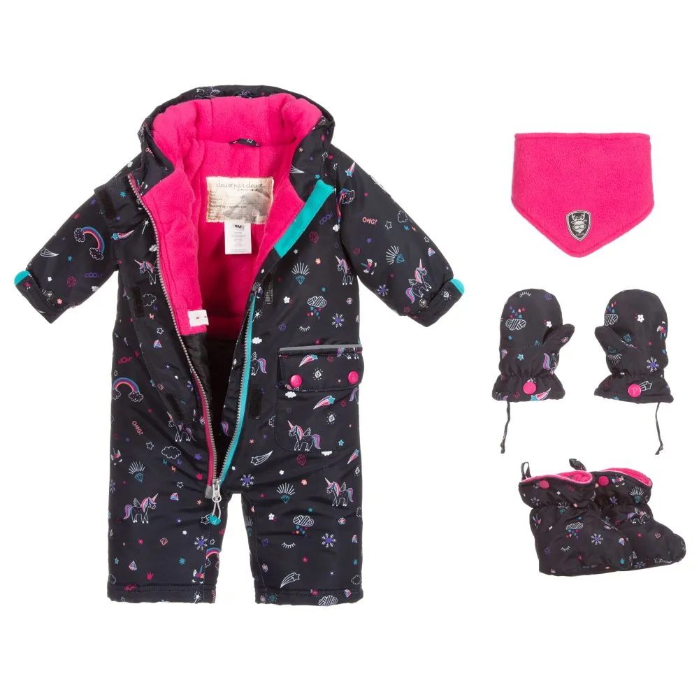 Rainbow & Unicorn Snowsuit