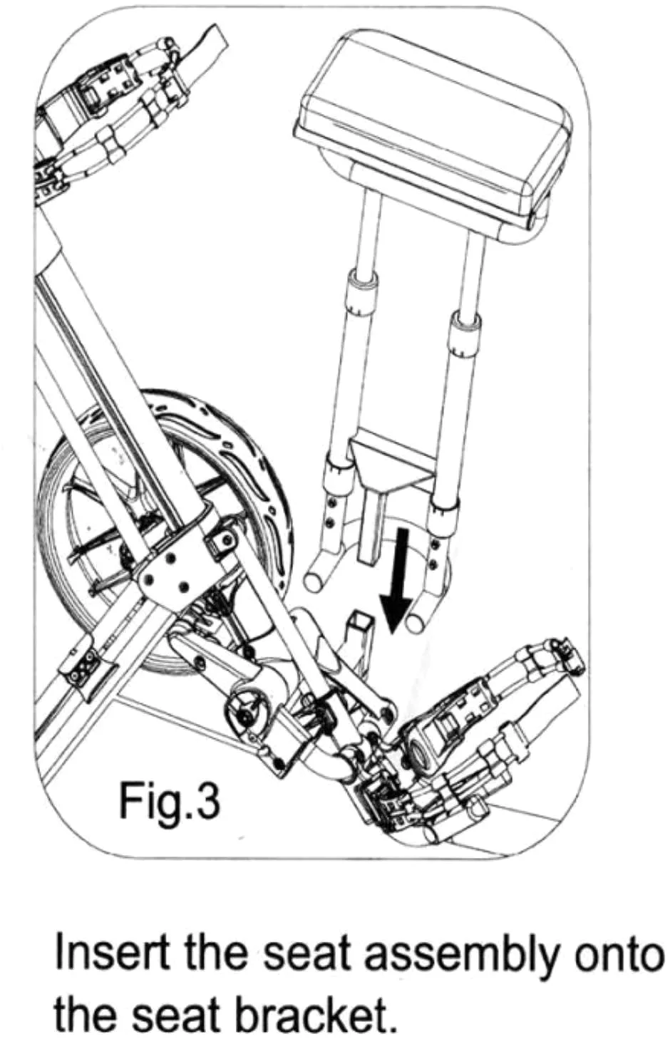 Removable Seat EZ for CaddyLite EZ series of Golf Cart