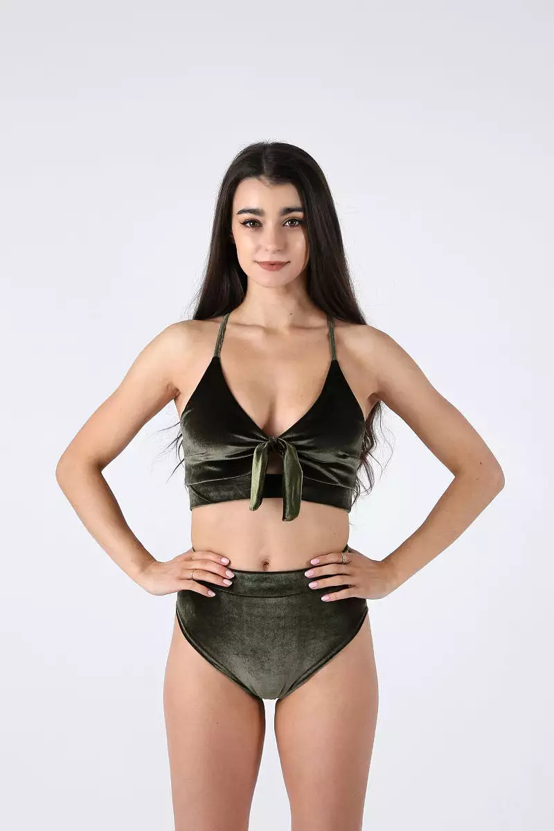 REV ACTIV Gap Top - Olive Velvet