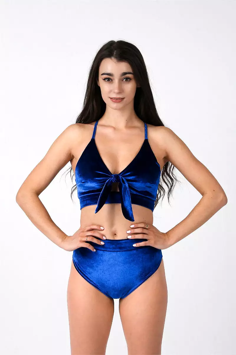 REV ACTIV Gap Top - Royal Blue Velvet