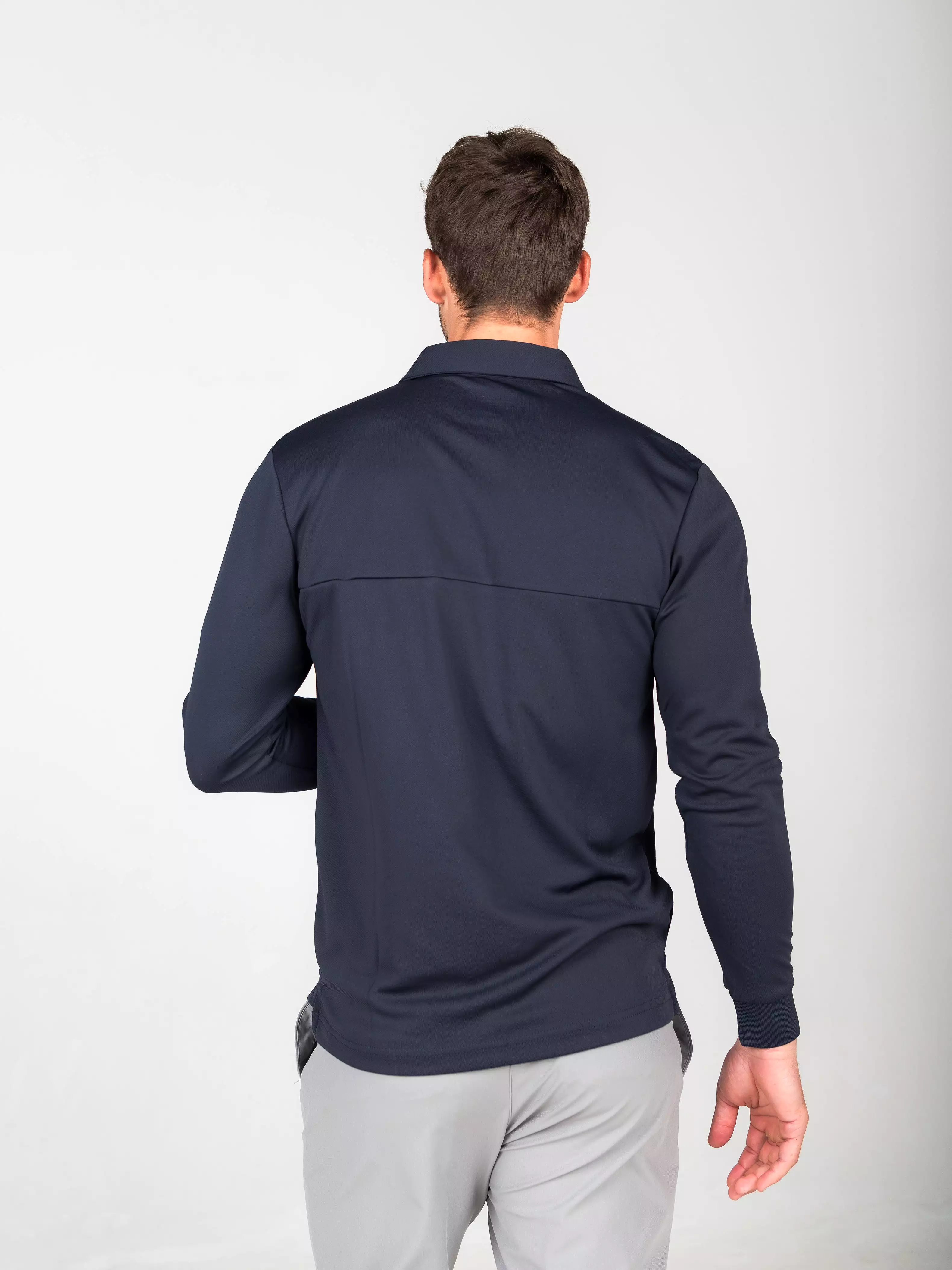 Sport-tech Long Sleeve Polo