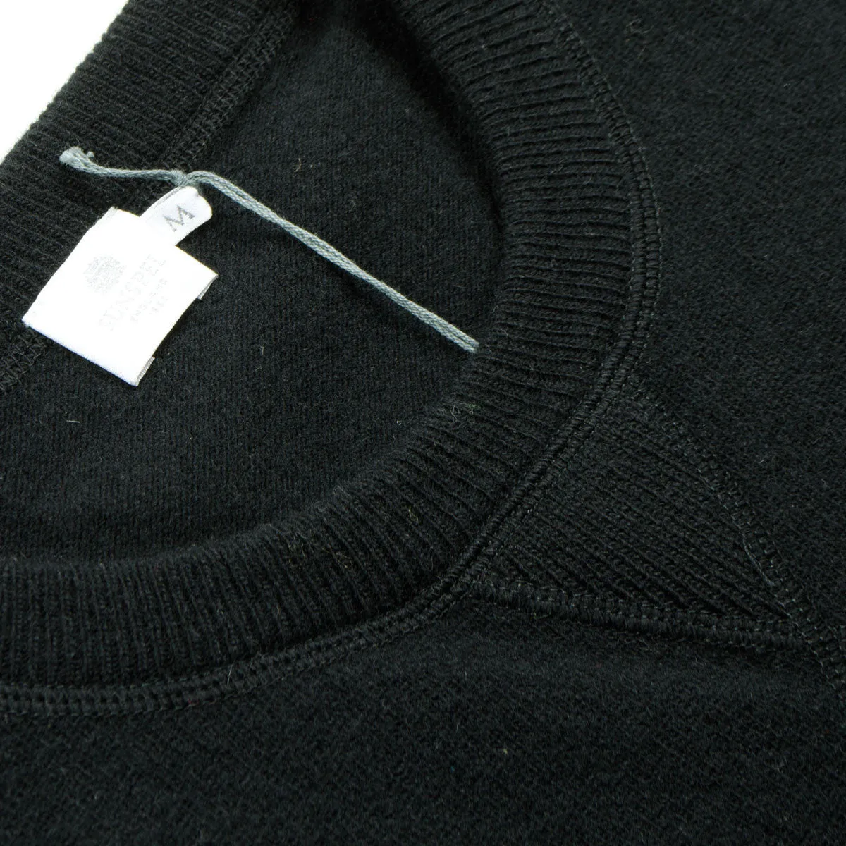 Sunspel - Luxury Wool Sweatshirt - Black