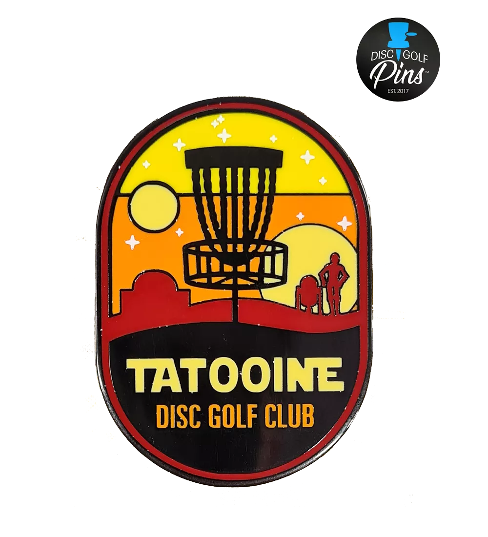 Tatooine Disc Golf Club Pin