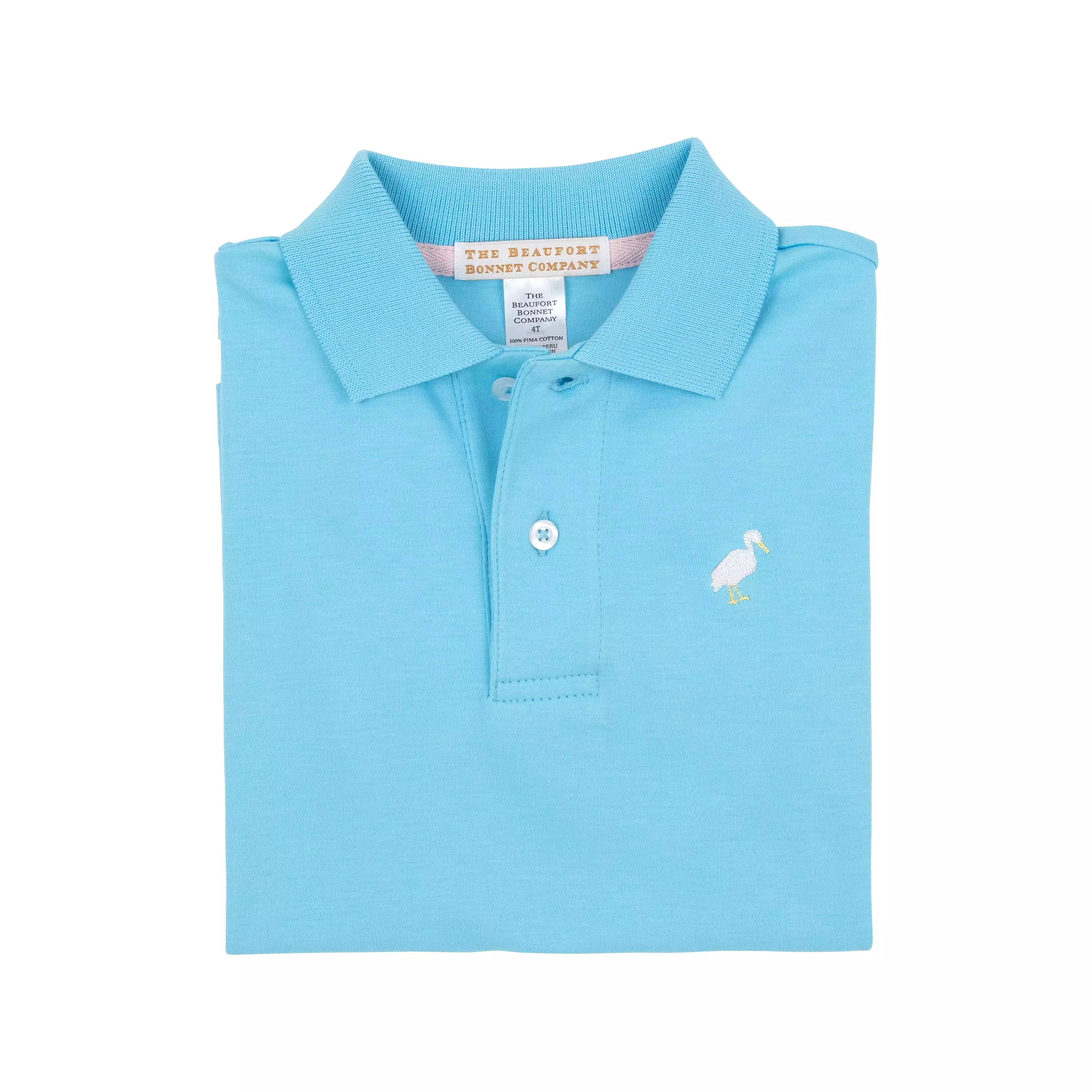 The Beaufort Bonnet Company - Brookline Blue Prim and Proper Polo SS-Pima