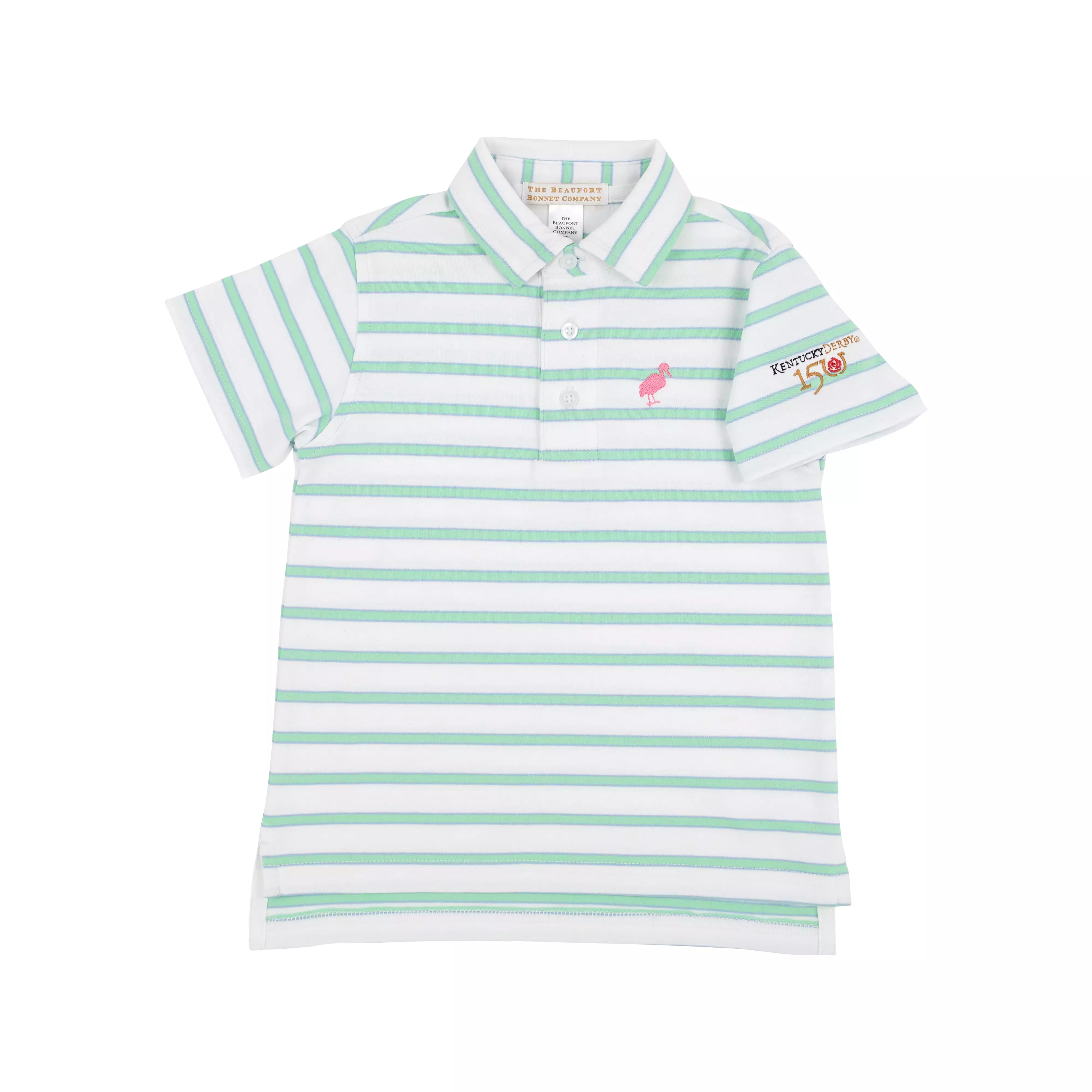 The Beaufort Bonnet Company - Kentucky Derby Stripe Prim and Proper Polo