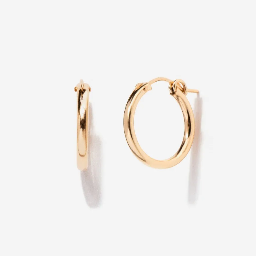 Tiny Gold Filled Hoops