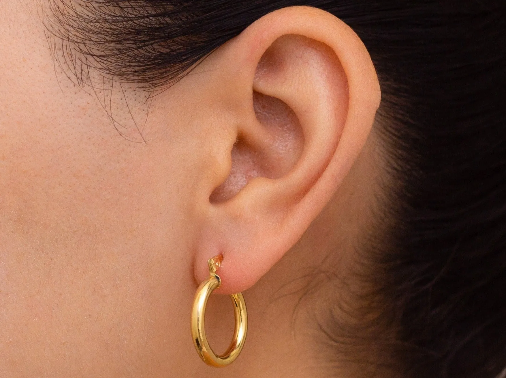 Tiny Gold Filled Hoops