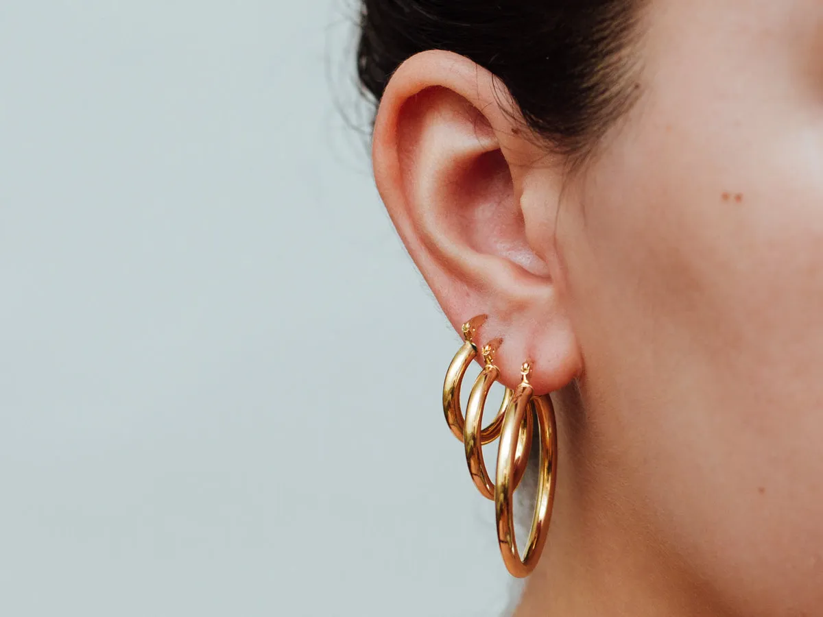 Tiny Gold Filled Hoops