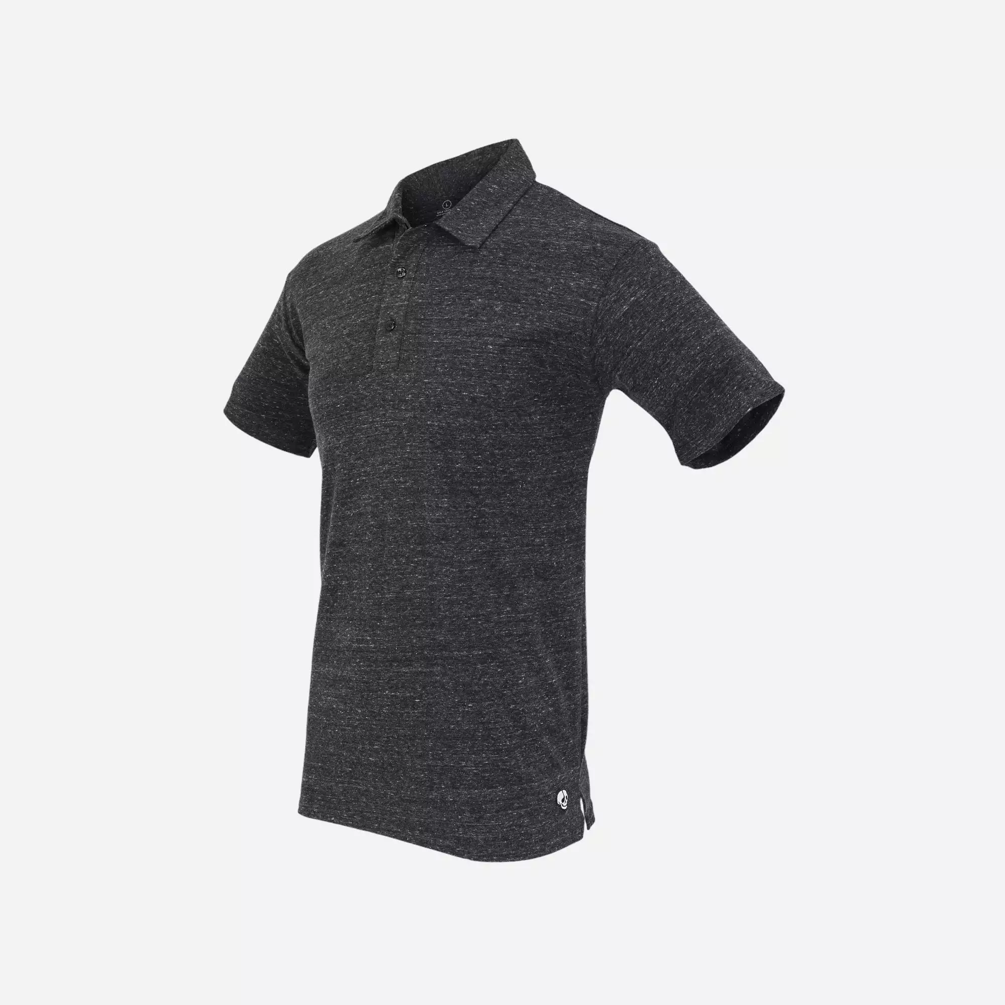 Vintage Comfort Polo- Heather Charcoal