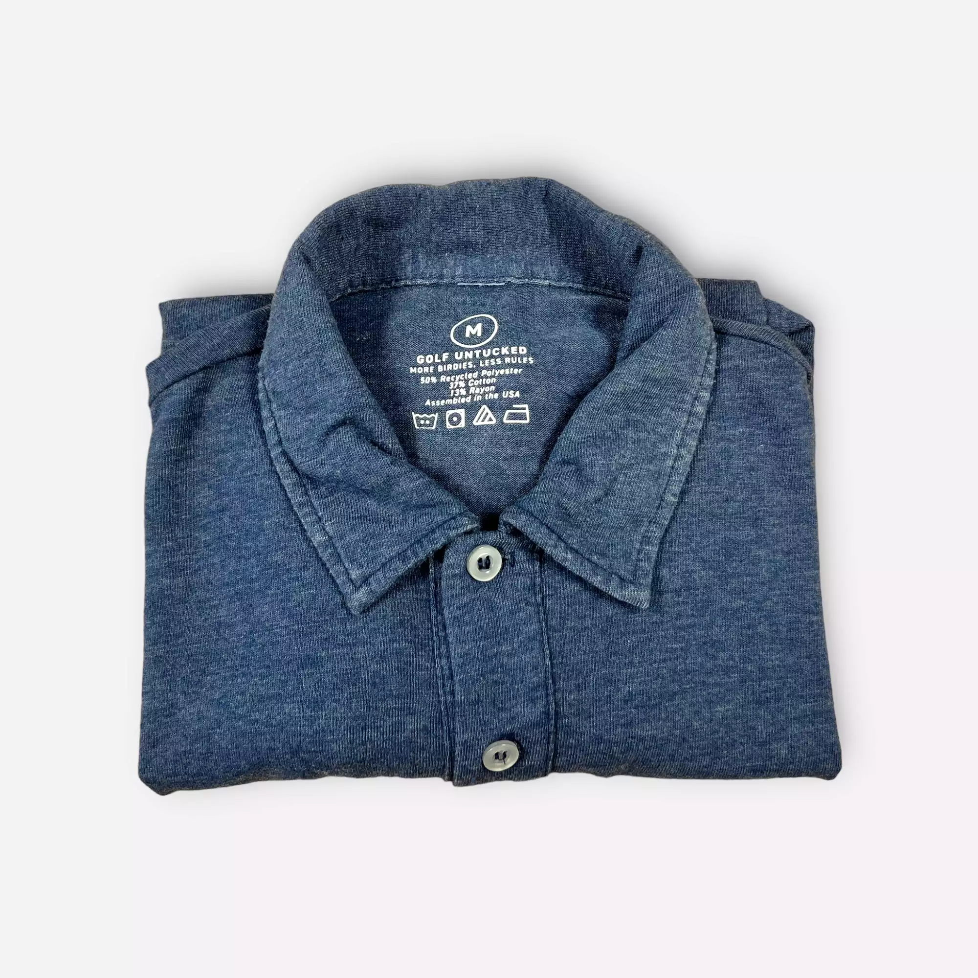 Vintage Comfort Polo- Navy