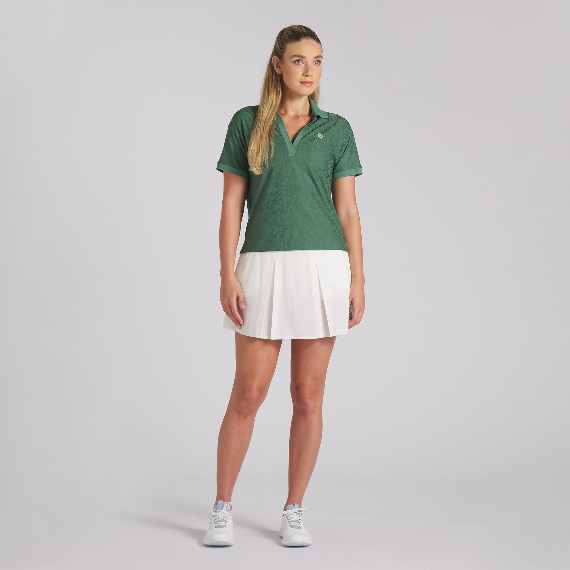 Women's Puma x Quiet Golf Relaxed Crop Golf Polo