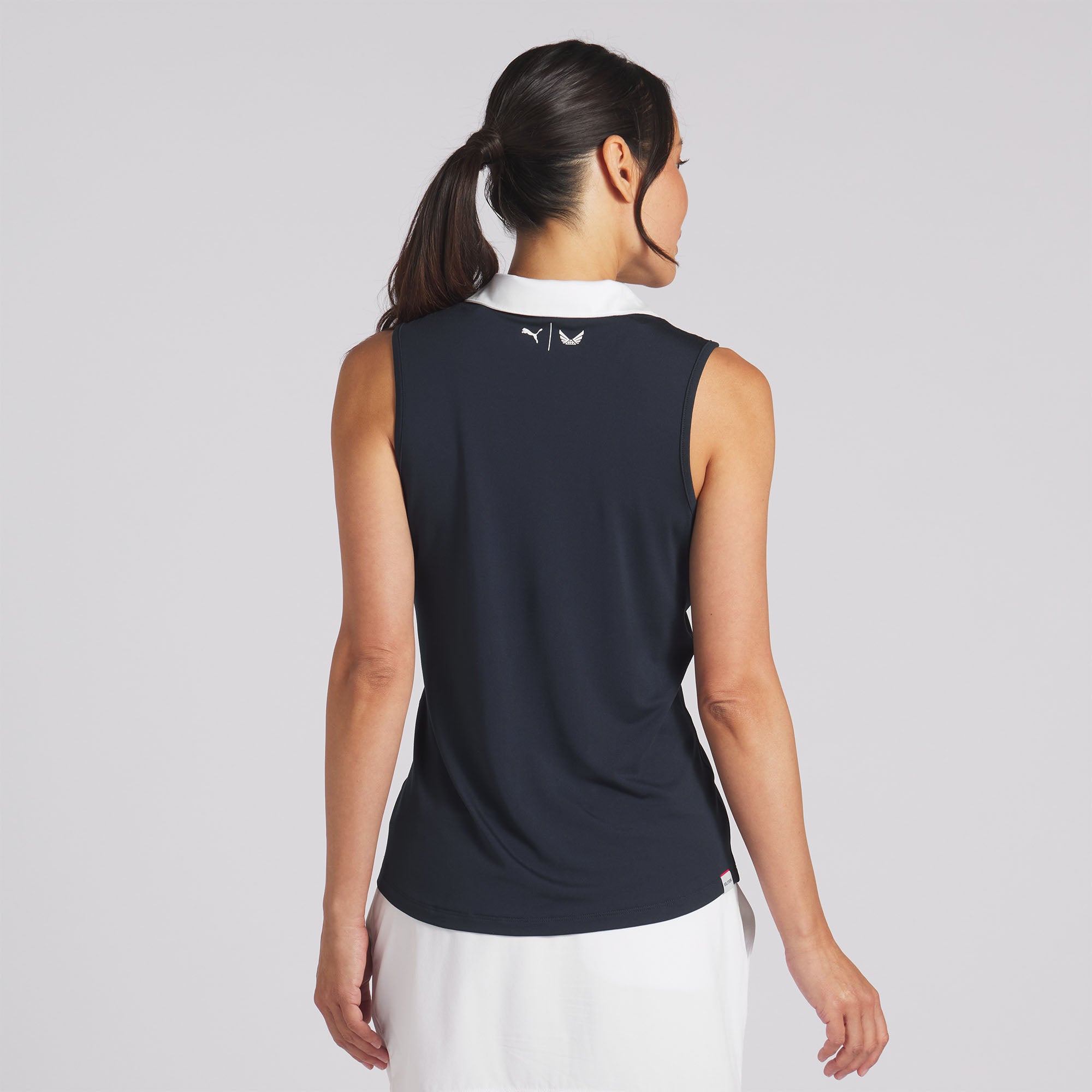 Women's Volition Piped Sleeveless Golf Polo